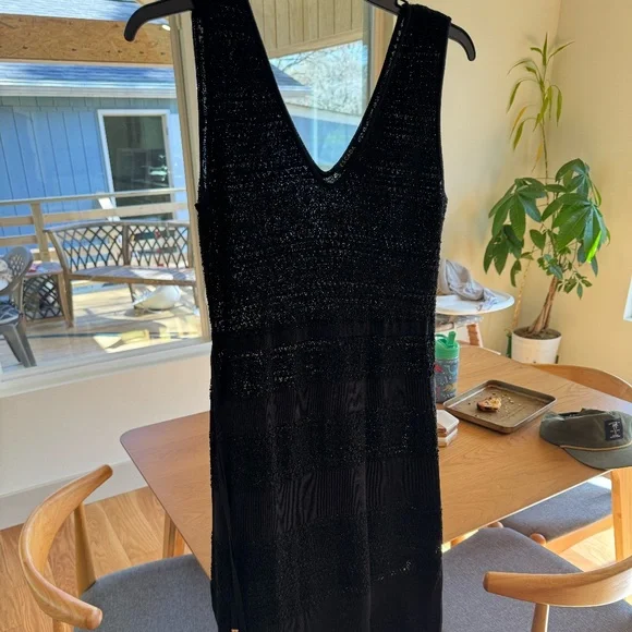 Escada Dresses | Escada Sheer Panel Black Maxi Dress- Formal Or Swimsuit Cover-Up! | Color: Black | Size: L | Gwalker14's Closet Escada Dresses | Escada Sheer Panel Black Maxi Dress- Formal Or Swimsuit Cover-Up! | Color: Black | Size: L | Gwalker14's Closet